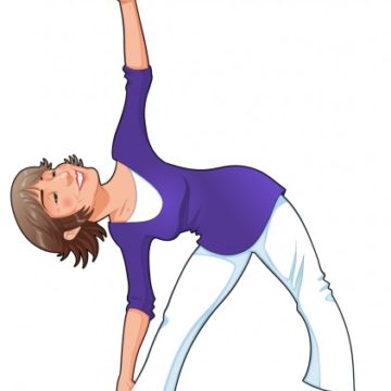 Posizione del Triangolo - Trikonasana