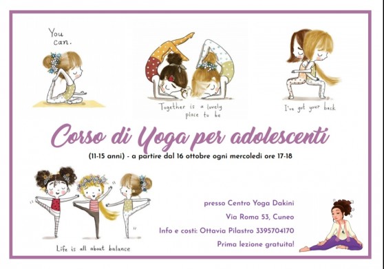 Yoga per Adolescenti (11 - 15 anni)